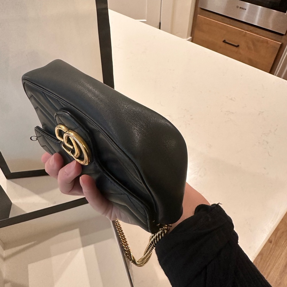 Calfskin Matelasse Super Mini GG Marmont
